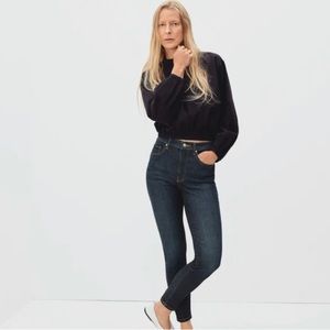 Everlane authentic stretch high-rise skinny Jean. Dark wash, size 27.